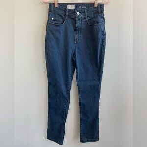 Pilcro High Waisted Curvy Ankle Cropped Denim Jeans